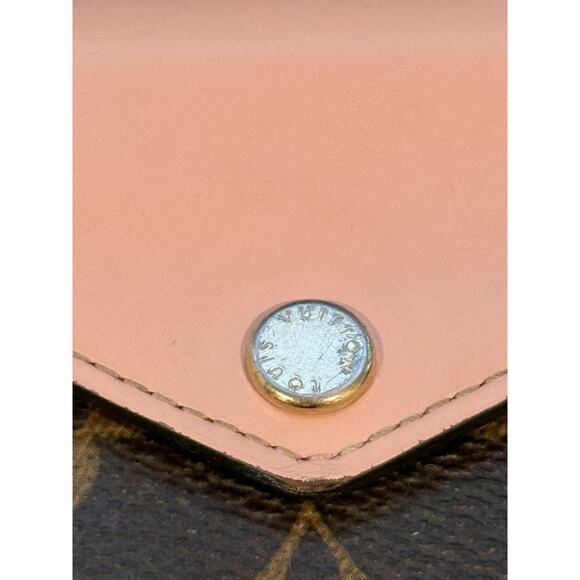 Louis Vuitton Monogram Canvas Rosalie Coin Purse Wallet Pink Interior - Picture 2 of 6